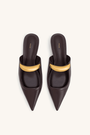 Lucille | Women’s Vegan Leather Pointed Toe Mules