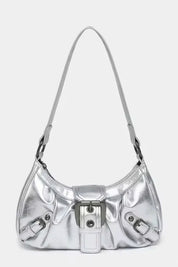 Sage | Women’s Buckle Detail Shoulder Bag