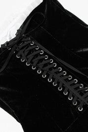 Valerisse – Strapless Velvet A-Line Mini Dress