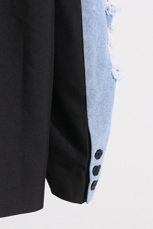 Denvara – Women’s Loose Denim Style Shirt Dress