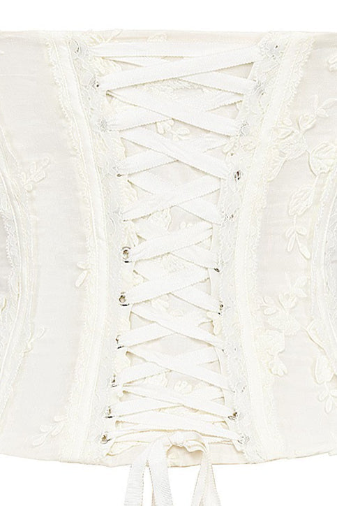 Rosavelle – Embroidered Corset Mermaid Maxi Dress