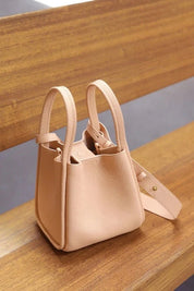 Minnie | Medium Leather Bucket Bag