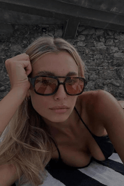 Soleil | Aviator Sunglasses with Brown Lenses