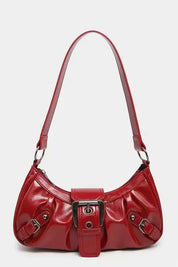Sage | Women’s Buckle Detail Shoulder Bag