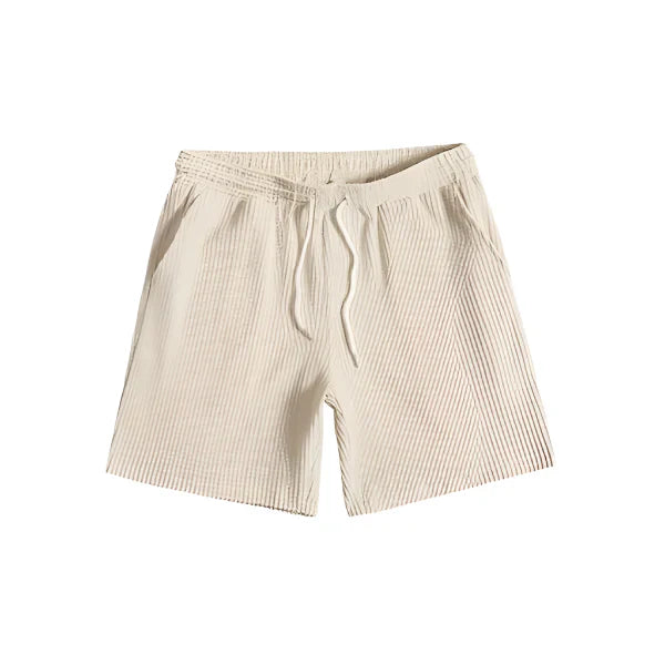 Marbella | Men’s Waffle Knit Summer Shirt & Shorts Set