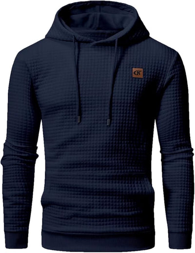 Stylish Jacquard Knit Hoodie