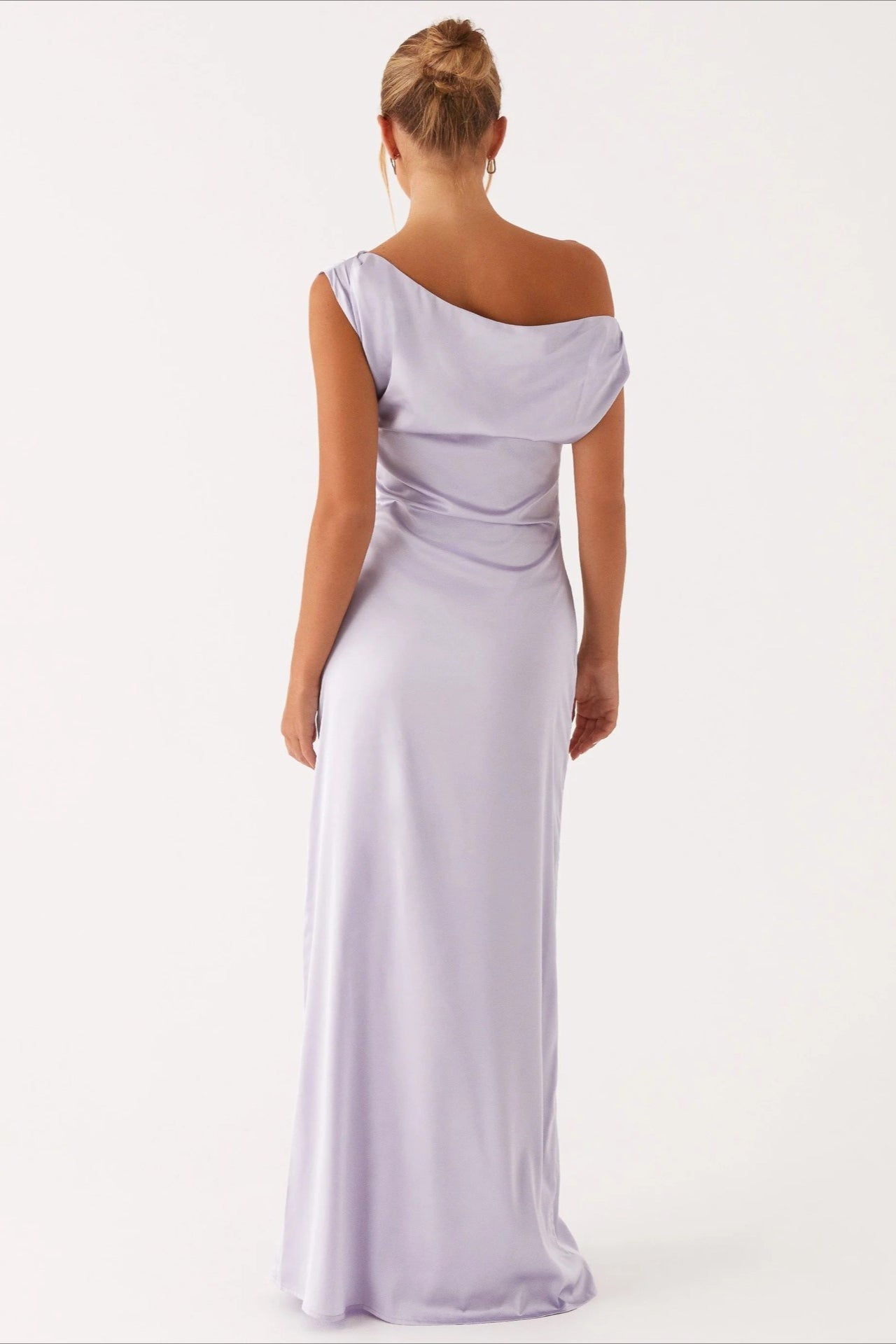 Elarisse – Women’s One-Shoulder High Waist Maxi Dress