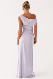 Elarisse – Women’s One-Shoulder High Waist Maxi Dress