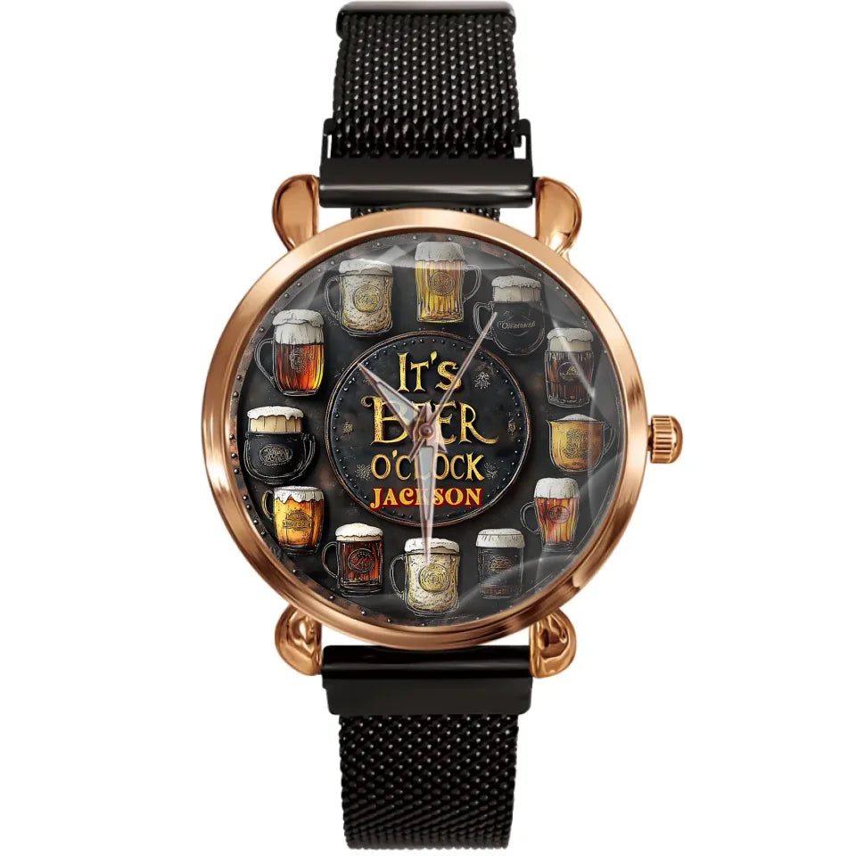 It's Beer O'clock | Personalised Beer Watch