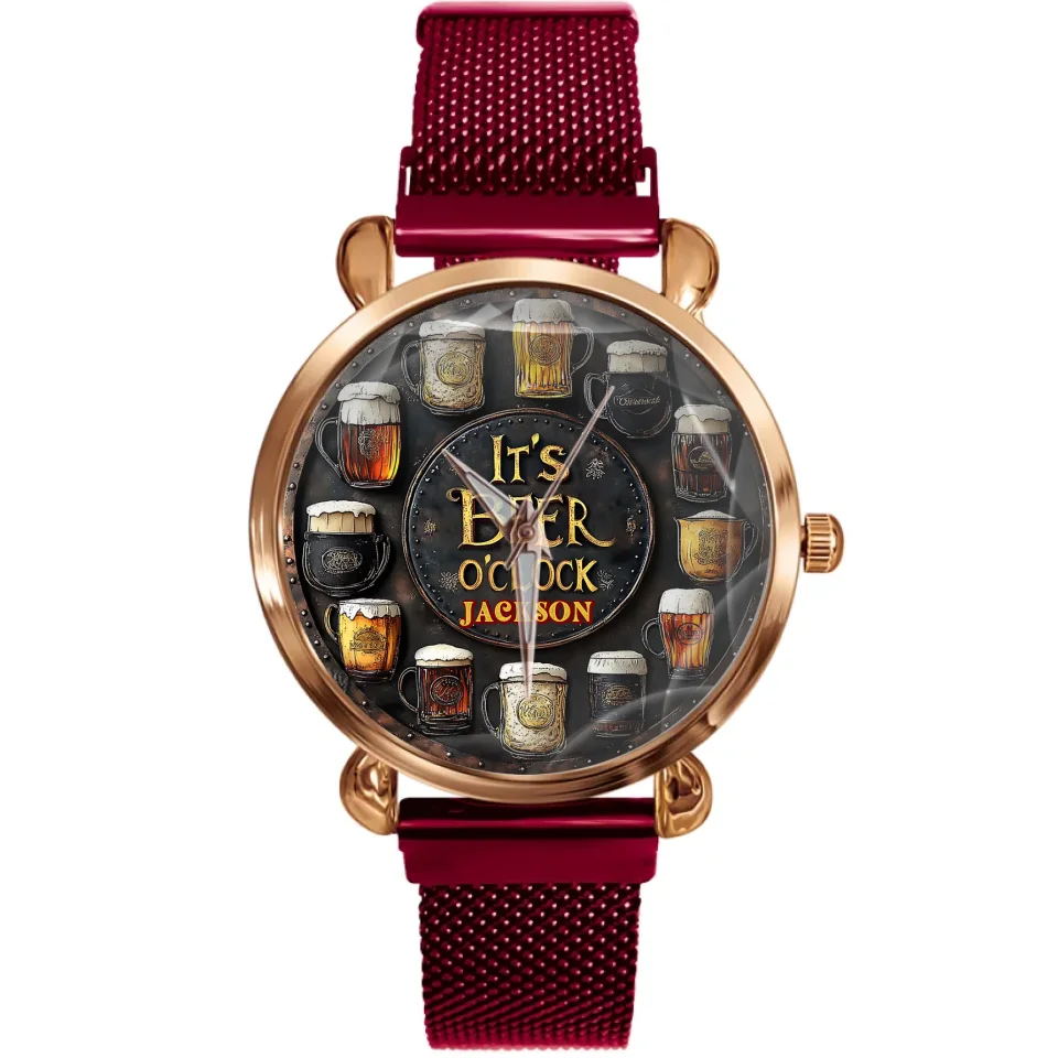 It's Beer O'clock | Personalised Beer Watch