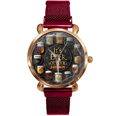 It's Beer O'clock | Personalised Beer Watch