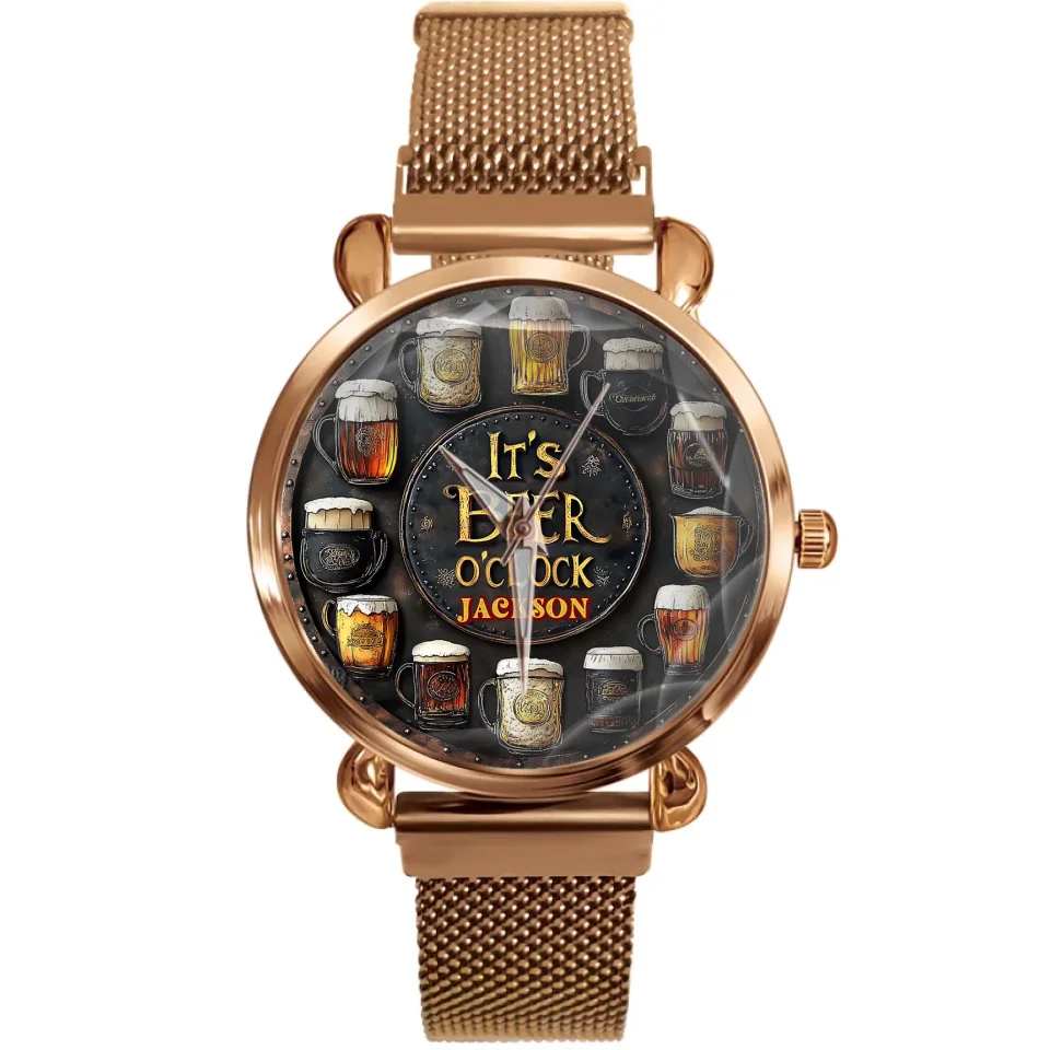 It's Beer O'clock | Personalised Beer Watch