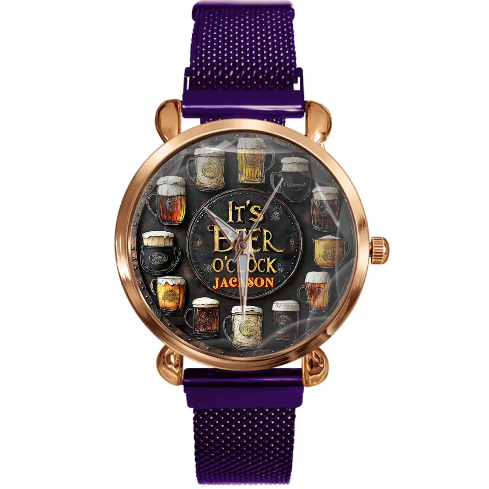 It's Beer O'clock | Personalised Beer Watch