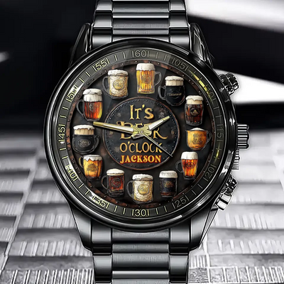 It's Beer O'clock | Personalised Beer Watch
