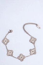 Genevive | Silver Twisted Cuff Bracelet