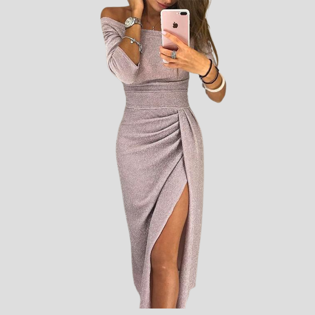 Liorena - Women’s Belted Midi Dress