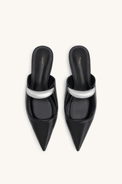 Lucille | Women’s Vegan Leather Pointed Toe Mules