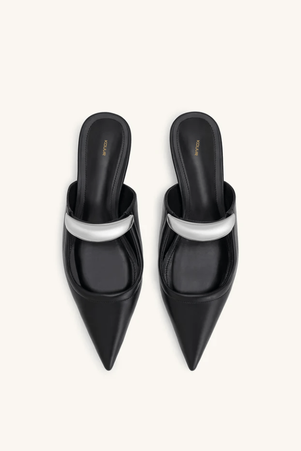 Lucille | Women’s Vegan Leather Pointed Toe Mules