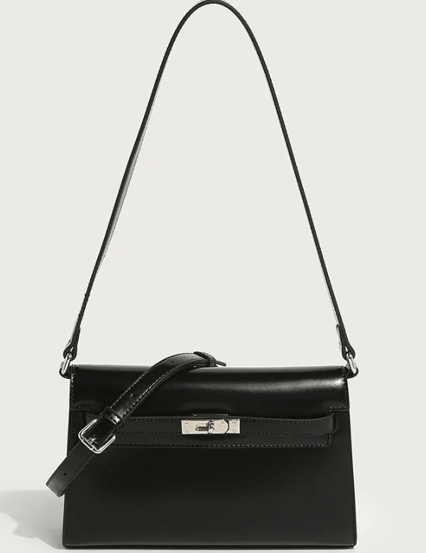 Aria | Flap Tote Bag with Buckle Detail