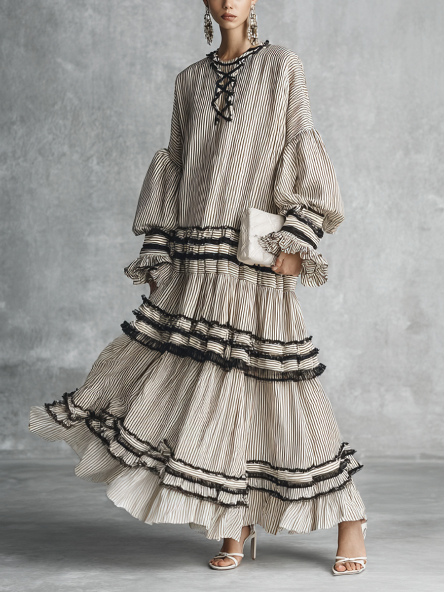 Bohemira - Women’s Boho Tiered Maxi Dress