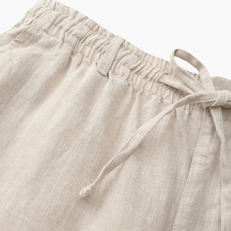 Como | Men’s Linen Drawstring Shorts