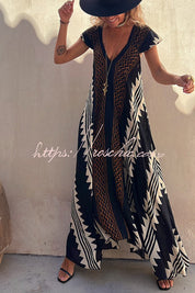 Mirelle – Relaxed V-Neck Maxi Dress