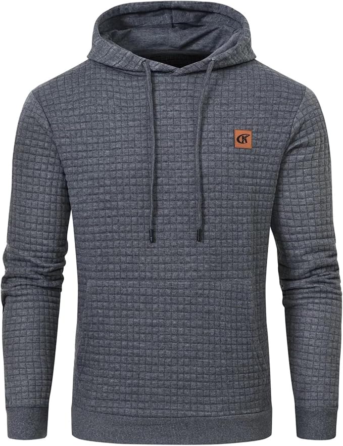 Stylish Jacquard Knit Hoodie