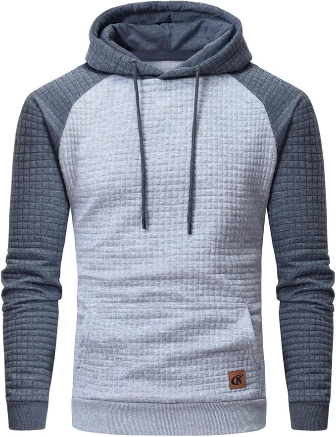 Stylish Jacquard Knit Hoodie