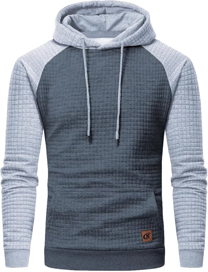 Stylish Jacquard Knit Hoodie