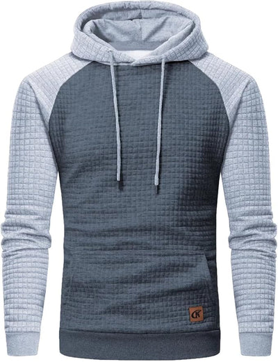 Stylish Jacquard Knit Hoodie