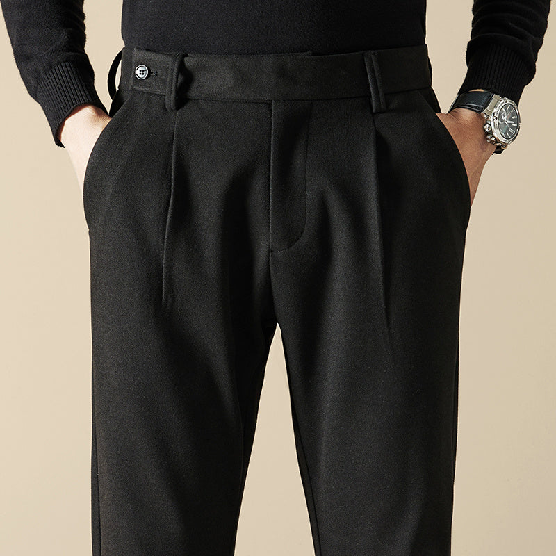 Verona | Men’s Wool Blend Pleated Trousers