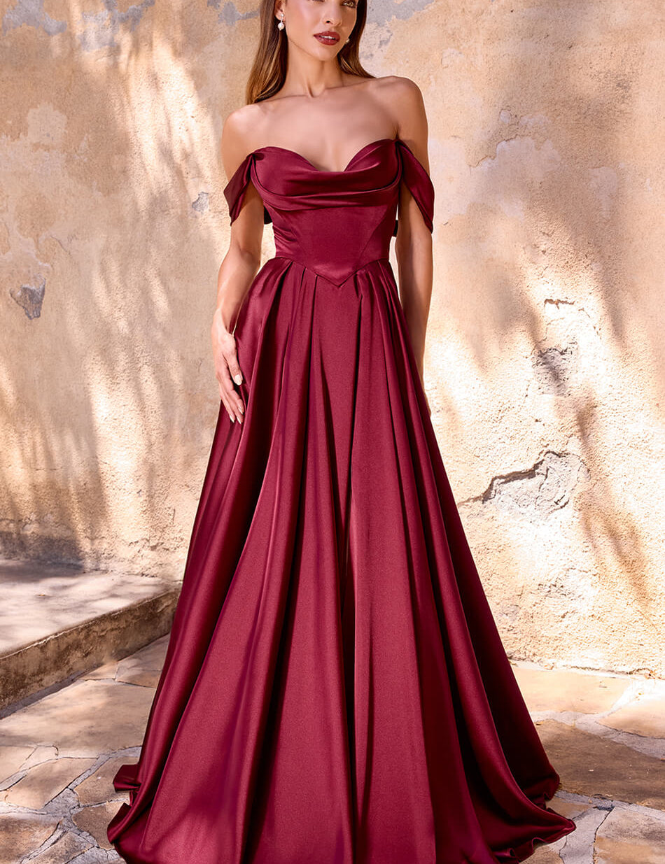 Aurelisse | Off-Shoulder Corset Evening Gown