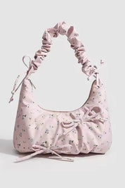 Aemi | Women’s Floral Ruched Handle Bag