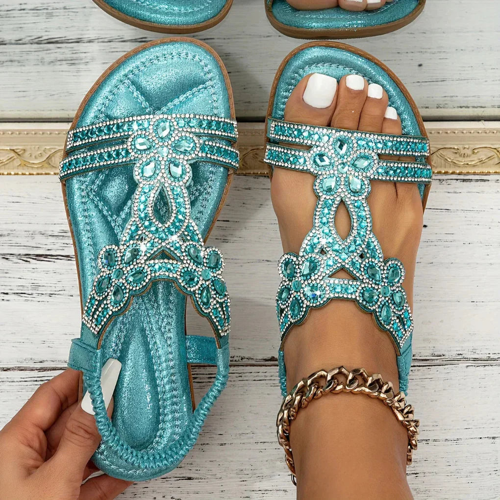 Camille | Boho Balance Sandals with Artisan Straps