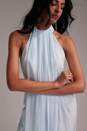 Solmara – Women’s Halter Neck Loose Maxi Dress