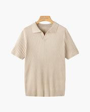 Ravello | Men’s Cotton Blend V-Neck Polo Shirt