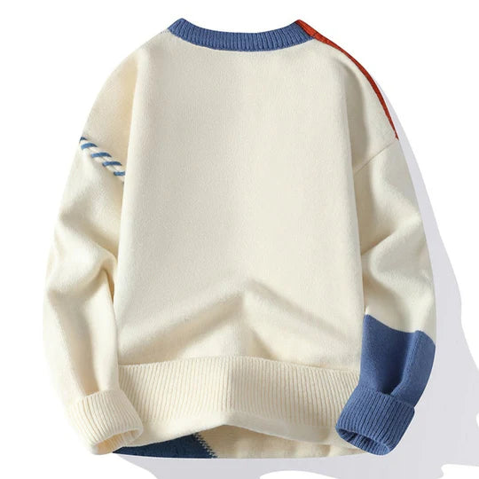 Casual Patchwork Sweater
