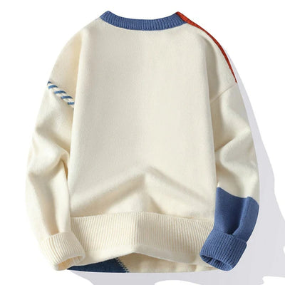 Casual Patchwork Sweater