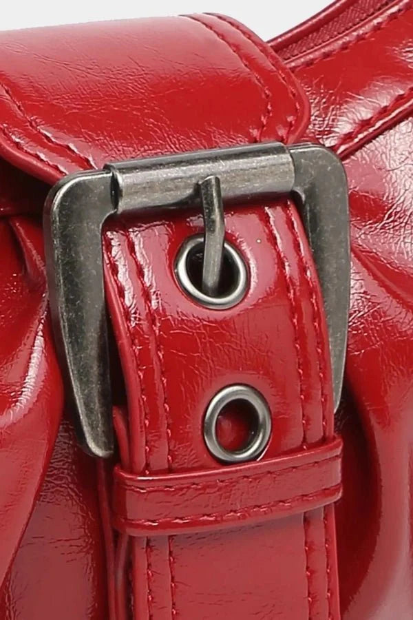 Sage | Women’s Buckle Detail Shoulder Bag