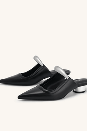 Lucille | Women’s Vegan Leather Pointed Toe Mules