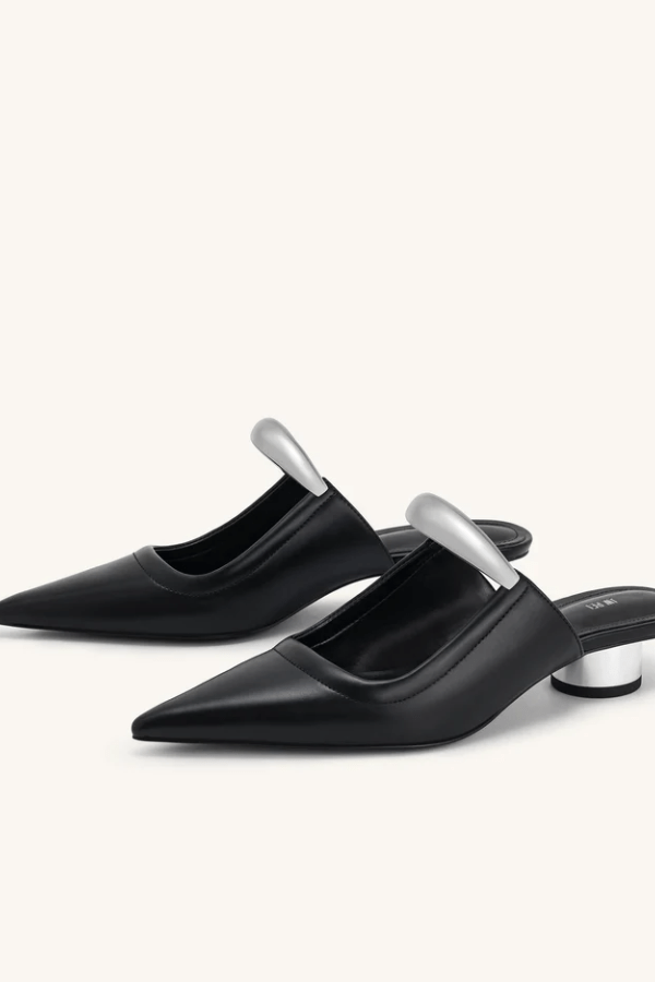 Lucille | Women’s Vegan Leather Pointed Toe Mules