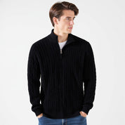 Berkshire | Men’s Cable Knit Half-Zip Sweater