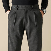 Verona | Men’s Wool Blend Pleated Trousers