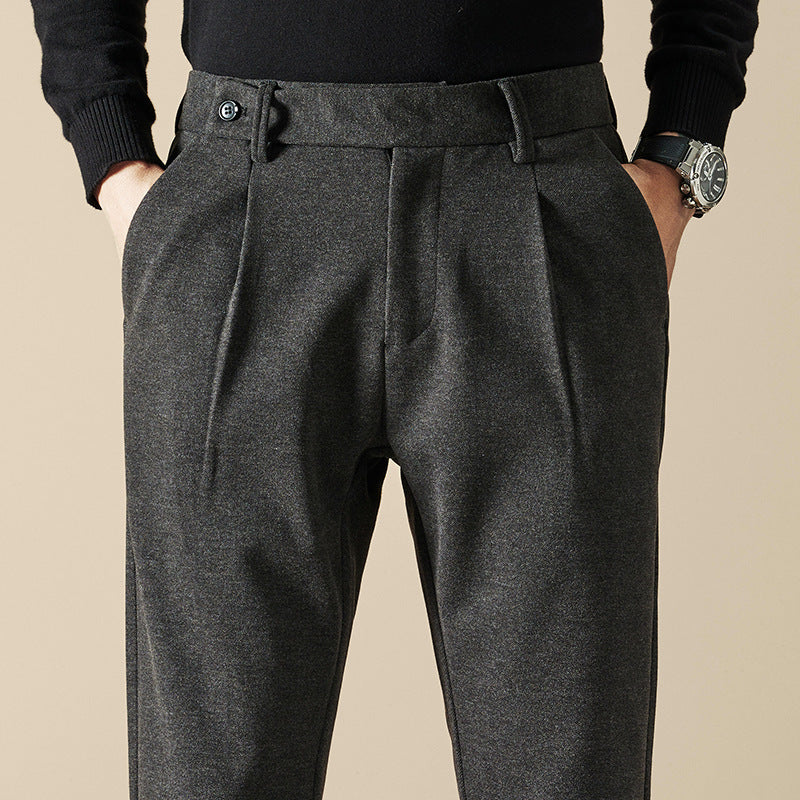 Verona | Men’s Wool Blend Pleated Trousers