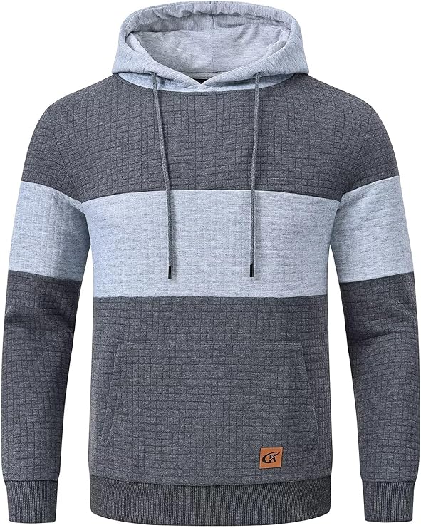 Stylish Jacquard Knit Hoodie