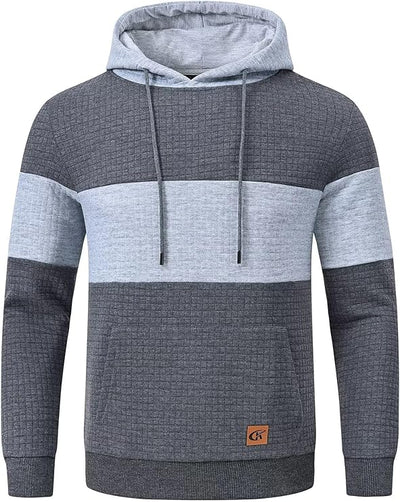 Stylish Jacquard Knit Hoodie