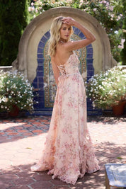Floravelle – Women’s Floral Chiffon Ruffle Maxi Dress