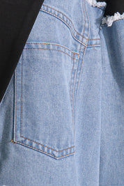 Denvara – Women’s Loose Denim Style Shirt Dress