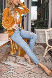 Veloura – Women's Velvet Kimono Coat