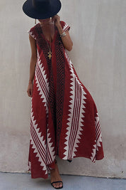 Mirelle – Relaxed V-Neck Maxi Dress